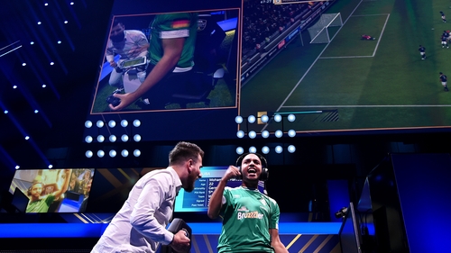 Players at the 2019 FIFA eWorld Cup in London