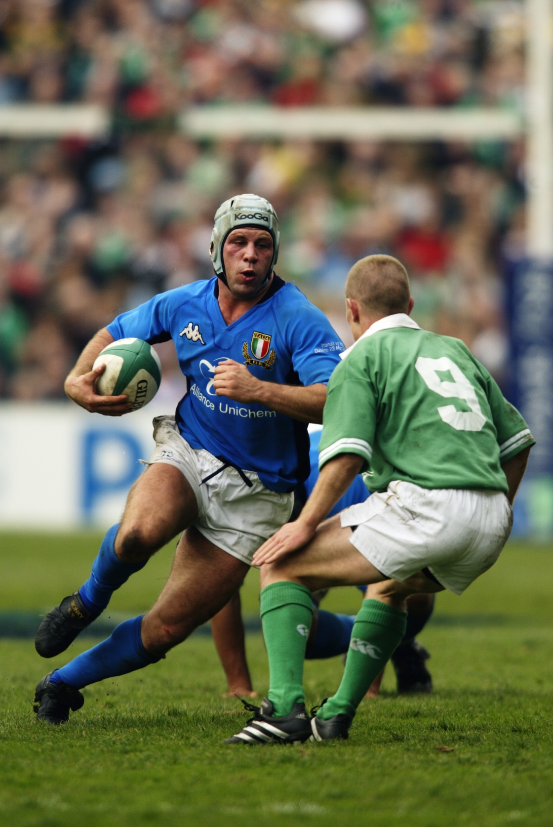 Troncon taking on Stringer in 2002