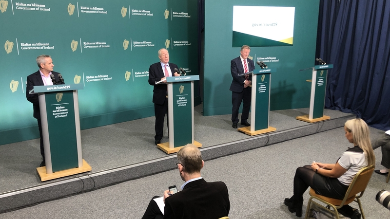 A ministerial press conference was held in Government Buildings today