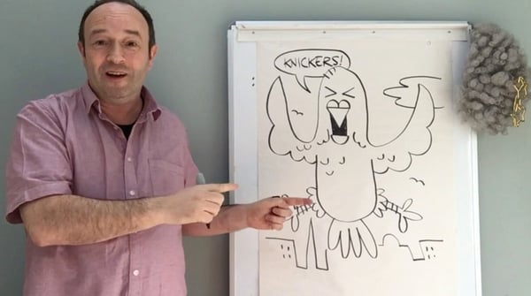 Draw With Alan - how to draw Sindy the Budgie!