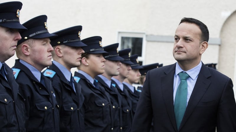 Leo Varadkar was speaking at the graduation of more than 300 gardaí in Templemore (Pic: RollingNews.ie)