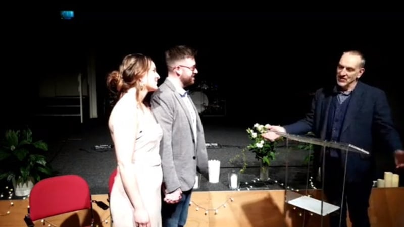 David Rossiter from Drogheda got married to Fran Banbridge in Bristol yesterday afternoon