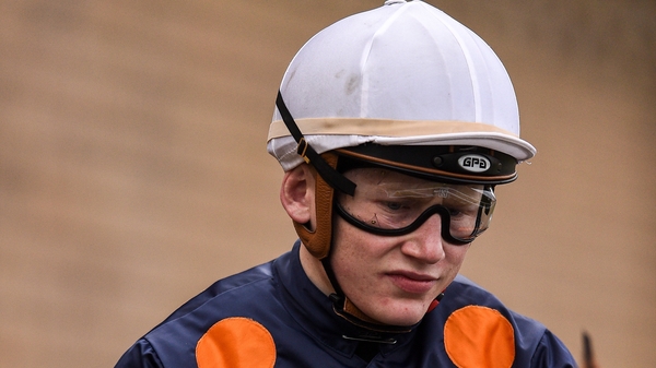 Jockey Gavin Ryan was catapulted to the ground and was down for some time while being attended to by medics