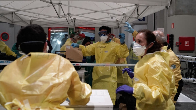 IHS Markit's Euro Zone Composite Flash Purchasing Managers' Index plummeted to a record low of 31.4 this month from February's 51.6