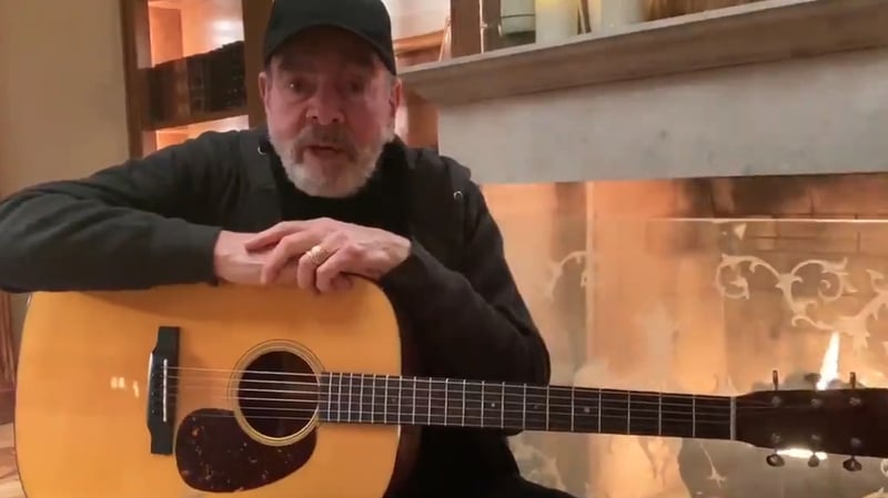 Neil Diamond shared the video on Twitter