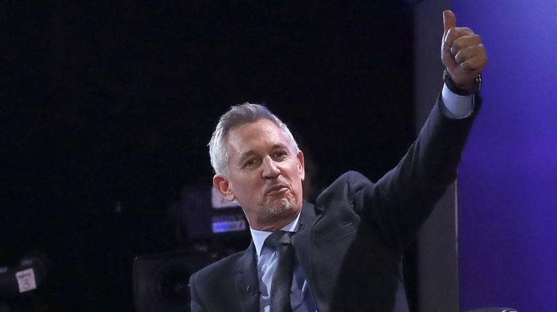 Gary Lineker is not displaying any symptoms himself