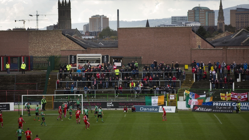 Earlier this month, the Irish FA board had suspended all football until 4 April.