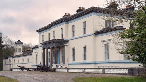 The manor is famous for its striking conservatory.