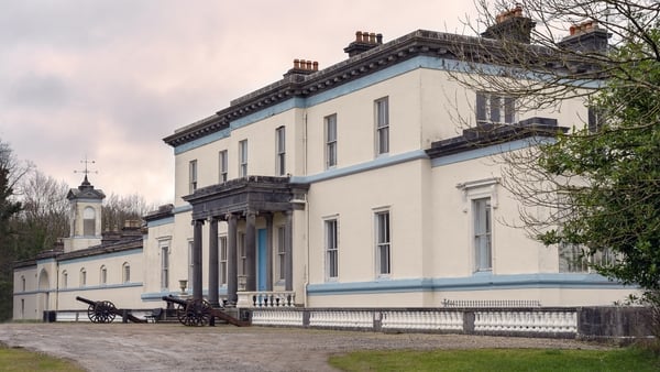 The manor is famous for its striking conservatory.
