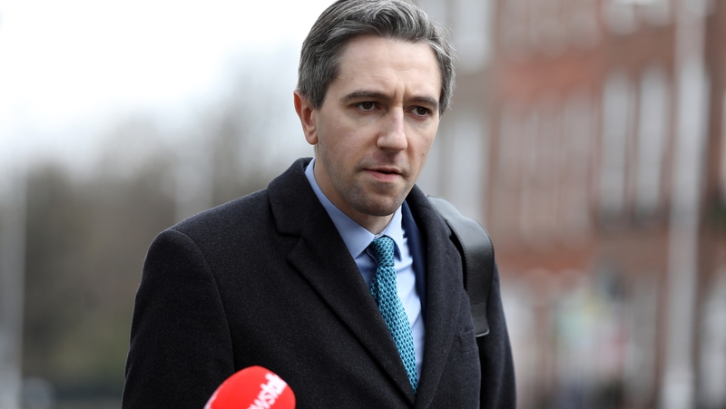 Simon Harris made the announcement over nurses this afternoon