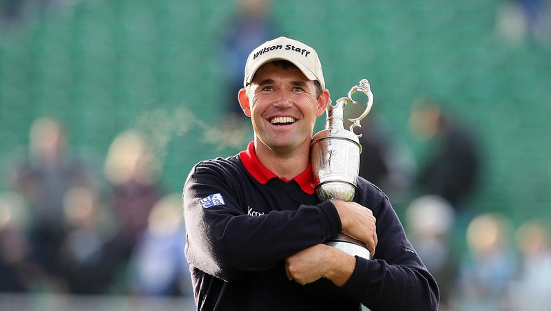 Harrington with the Claret Jug