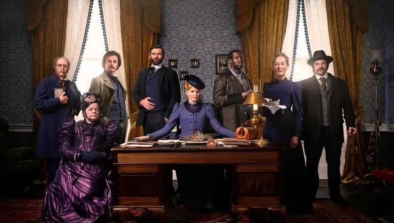 The cast of Miss Scarlet and The Duke