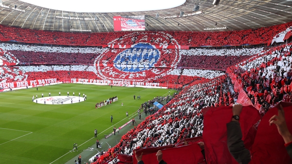 Bayern Munich are top of the table with nine games remaining