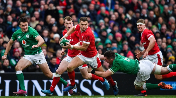 Dan Biggar during Ireland's victory over the Welsh in Dublin