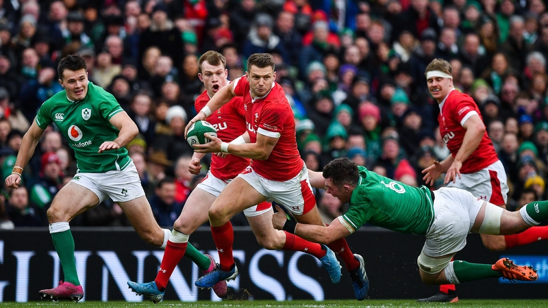 Dan Biggar during Ireland's victory over the Welsh in Dublin