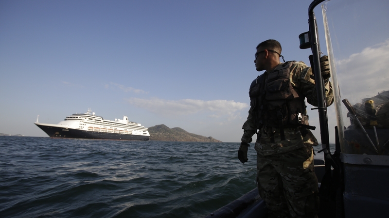 The MS Zaandam was denied access to the Panama Canal for sanitary reasons