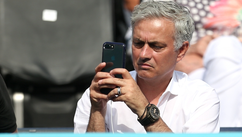 Jose Mourinho will monitor his players' training from afar