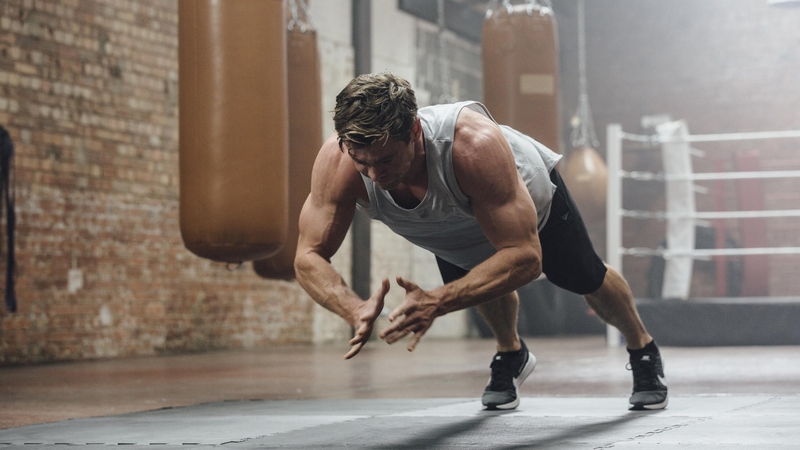 Liz Connor tries the Hollywood actor's body sculpting fitness app that he says helps him stay in shape.