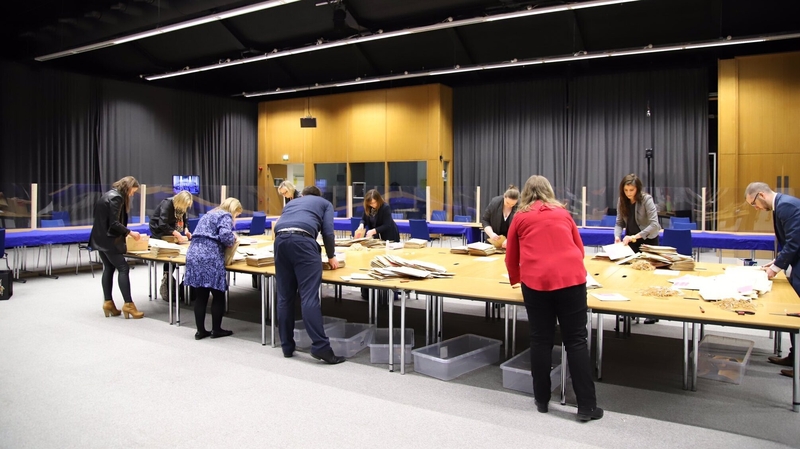 The boxes have been opened at Dublin Castle where strict protocols are in place to prevent the spread of Covid-19 (Pic: Houses of the Oireachtas)