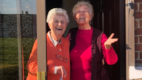 Sisters isolating together in Drogheda, still in good humour