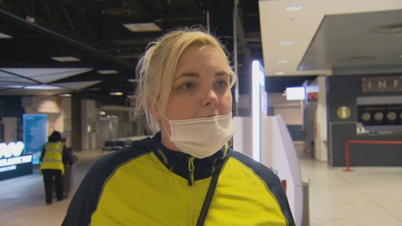 Padraigin Hardiman from Co Tyrone was among those on the flight