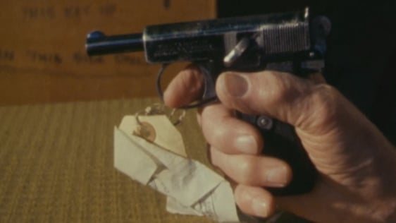 Webley & Scott Pistol donated to the National Museum of Ireland (1980)
