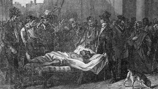 A victim of the cholera epidemic in 1832. Image: Hulton Archive/ Getty Images