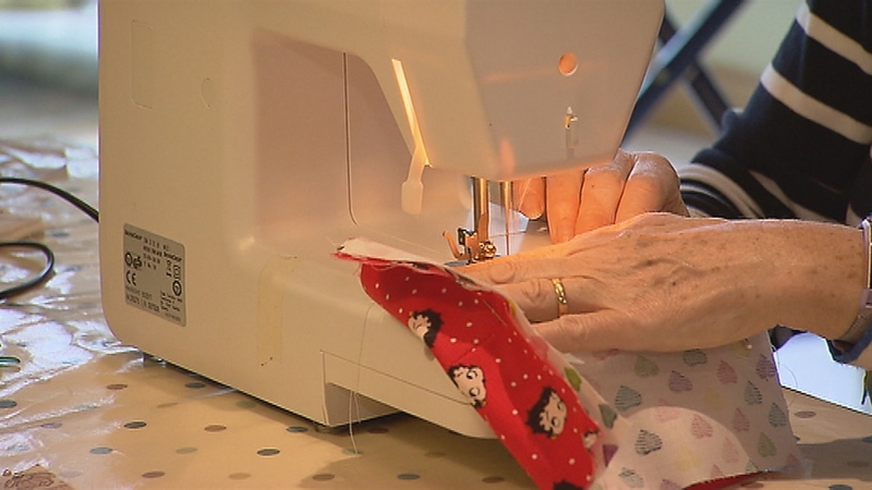 One of the patchworkers at work