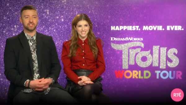 Justin Timberlake and Anna Kendrick