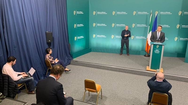 Leo Varadkar said ten flights carrying personal protective equipment have arrived to date