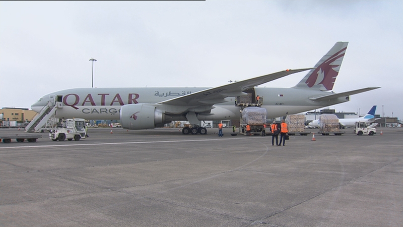 Qatar Airways only resumed its cargo operations to China this week