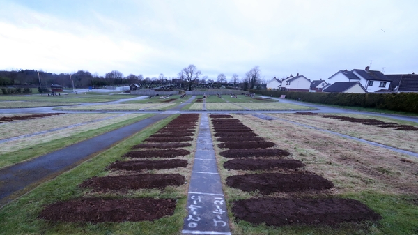 Lorries and mechanical diggers were used to create dozens of extra plots at Belmont graveyard