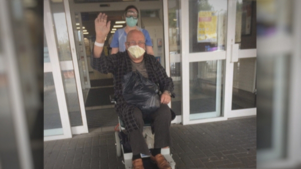 Paddy Joe Lynch was hospitalised with Covid-19 for ten days