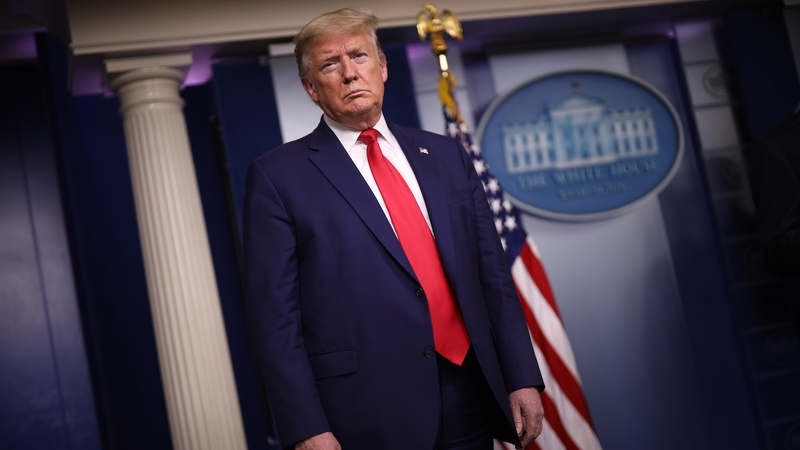 US President Donald Trump said 'Opening up America again' will be a gradual effort