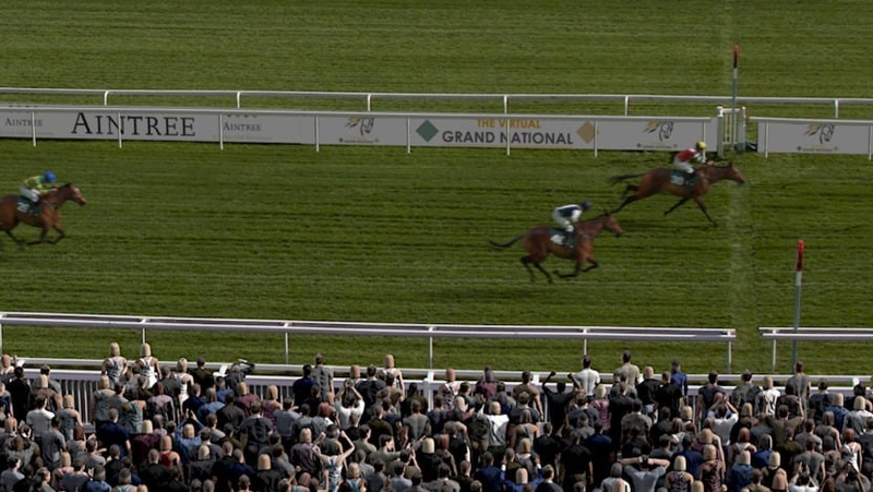 Bookmakers donating all profits to NHS charities from the computer simulation.
Picture credit: Twitter/@TheVirtualGN