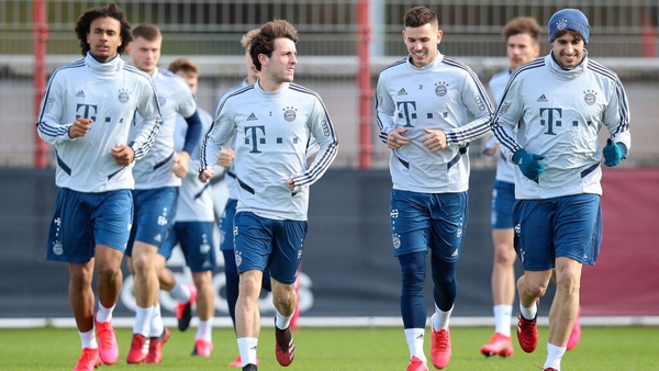 Players are training in Germany