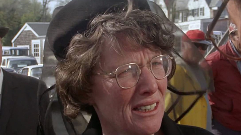 Lee Fierro as Mrs. Kinter in Jaws / Image: Universal
