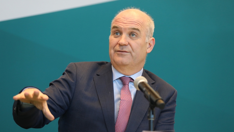 Dr Tony Holohan at a Department of Health media briefing earlier this month
