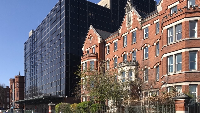 St Malachy's College and The Mater Hospital sit side by side in Belfast city
