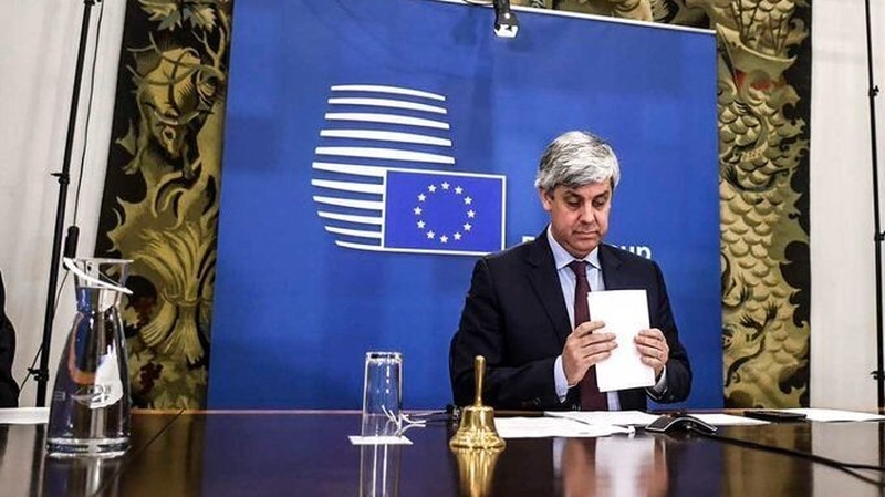 Eurogroup chief Mario Centeno said the online meeting would resume tomorrow