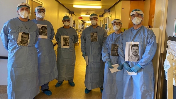 Dr Ross Morgan said the photos allow patients to see the person behind the mask