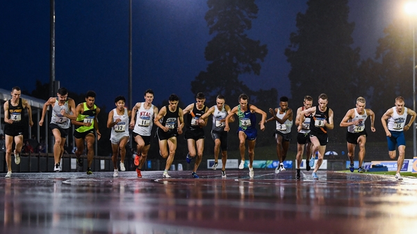 Competitors react to the gun in last year's Morton Mile, the marquee event at the Morton Games