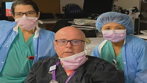 Jim Nealon alongside two of his colleagues