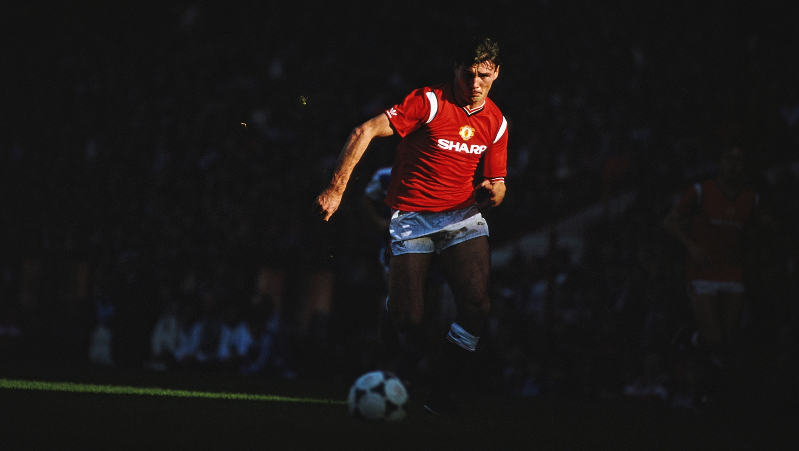 Stapleton with Manchester United in 1985