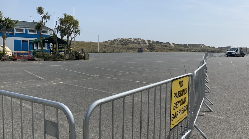 Curracloe beach car park has been closed