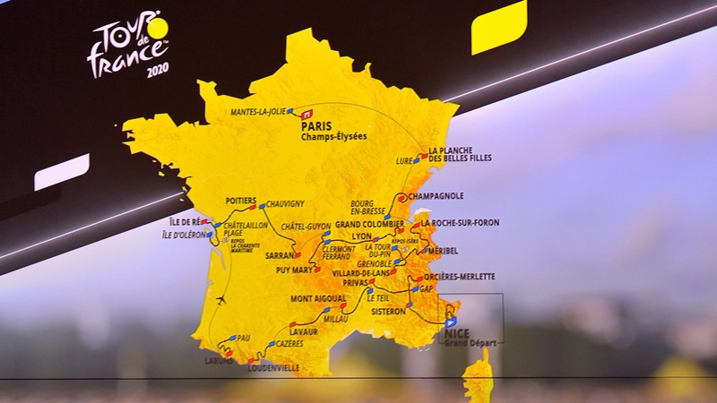 The route map for the 2020 edition