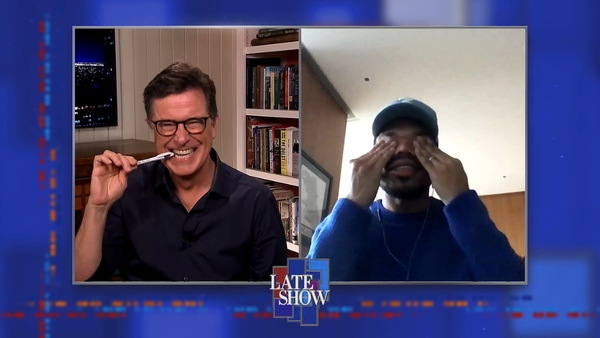 Watch Colbert chance his rapping against Chance the Rapper