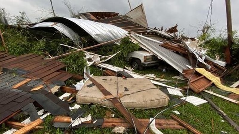 The tornadoes prompted the National Weather Service to issue its highest level of tornado alert