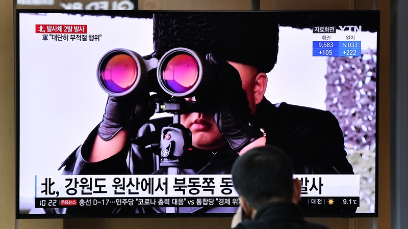 North Korea has criticised recent US-South Korean joint military exercises as escalating tensions and has stepped up weapons tests in the past months (file image)