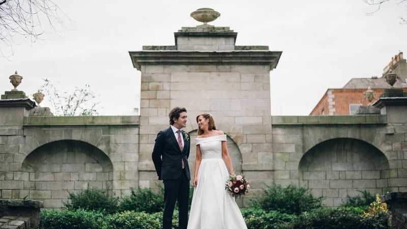 Cathal and Siobhán on a special day in the pre-pandemic era